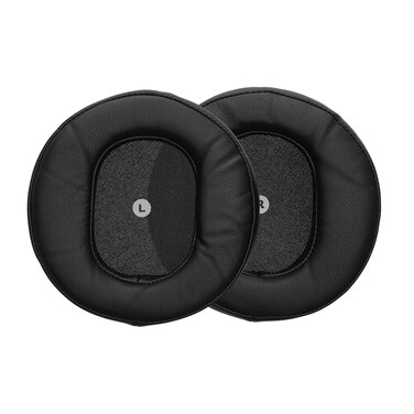 kwmobile Ear Pads Compatible with Audeze Maxwell Wireless Earpads - 2X Replacement for Headphones - Black