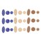 Soprano Saxophone Tools Saxophone Accessories 3 Set 27Pcs Saxophone Thumb Finger Rest Palm Key Risers Sax Accessories Kit (Blue Khaki Beige) Trumpet Key Button Alto Saxophone Accessories