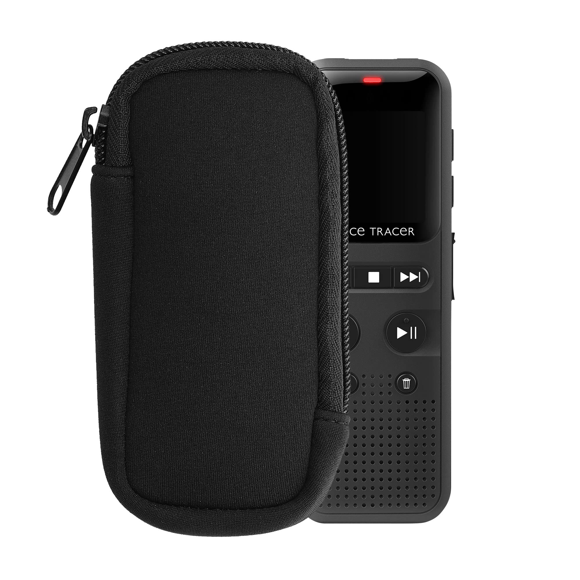 kwmobile Kwmobile Neoprene Voice Recorder Case 4.5 x 1.8 inches