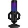 ASUS ROG Carnyx RGB Condenser Gaming Microphone Black (Gaming, Streaming and Podcast, 25 mm Capacitor Capsule, 192 kHz / 24 Bit Sampling Rate, High Pass Filter, Pop Filter, Metal Holder, Aura Sync)