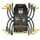 WORLDS BEST CABLES 6 Units - 6 Inch - Pedal, Effects, Patch, Instrument Cable Custom Made Using Mogami 2319 Wire &amp; Eminence Tiny Gold Plated Angled TS Connectors