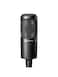 Audio-Technica AT2020 Cardioid Condenser Studio XLR Microphone, Ideal for Project/Home Studio Applications