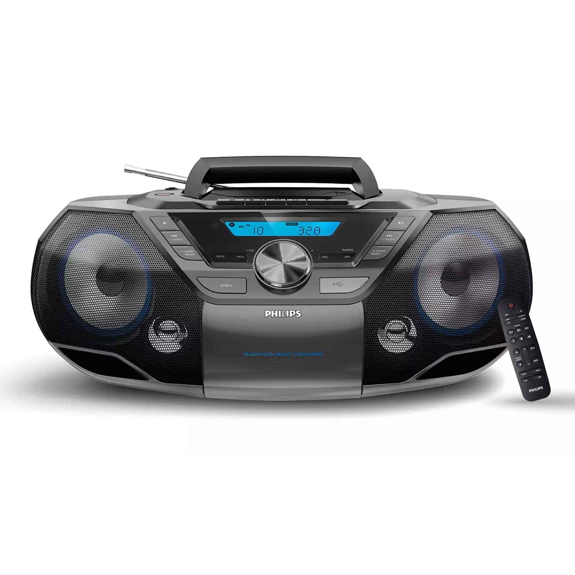 philips Philips Portable Cd Player Boombox Bluetooth With Cassette Player