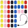 Duomilee 40 Pieces Mini Size Lavalier Microphones Foam Covers Microphone Windscreen Headset Mic Covers Foam Protection for Small Lapel,5 Colors,Stable Noise Reduction