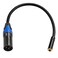 Disino 1/8 to XLR Male Cable,Balanced 3.5mm(1/8 inch) Female Stereo TRS Mini Jack to XLR Male Audio Converter Adapter Cable - 1feet/30cm