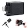 JJC 3.5mm Audio Adapter Mic Adapter for DJI Osmo Action 4 Osmo Action 5 Pro, Supports 3.5mm Microphone Audio Input, Clear Vocal Recording During High-Speed Activities with Type-C and 3.5mm Ports