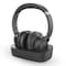 Avantree Ensemble - Wireless TV Headphones Compatible with TVs with Optical, AUX, or Bluetooth Audio Outputs - Comfortable Headphones for Seniors with Charging Dock &amp; Transmitter and 35hr Playtime