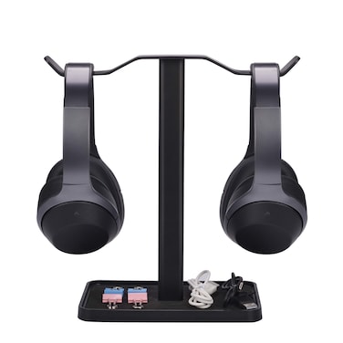 Avantree [Super Stable] Neetto Dual Headphones Stand for Desk, Aluminum Alloy &amp; Metal Gaming Headsets Holder Hanger for Sennheiser, Sony, Audio-Technica, Bose, Beats, Akg, Display Mount - HS908