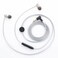 MOONDROP Quarks In-Ear Earphones with Mic, Playback Frequency Band 4 - 43,000 Hz, 0.1 inch (3.5 mm) Connection, Clear Housing