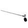 Drum Clamp Metal Drum Cymbal Boom Rachet Arm Percussion Parts Drum Extension Clip for Instruments Drum Accessory (Silver)