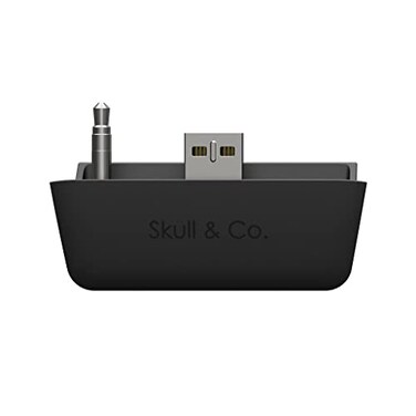 Skull &amp; Co. AudioBox: Bluetooth 5.0 Wireless Audio Transmitter Adapter Low Latency for Xbox (XB1/XSX/XSS/Elite2) Controllers- Black