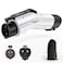 SYNCWIRE Tesla to J1772 Adapter for J1772 PHEVs &amp; EVs, 48A/250V AC, Compatible with Tesla High Powered Connector, Destination Charger, and Mobile Connector - White
