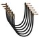 AODSK 6 Pack Flat Guitar Patch Cables, Guitar Effect Pedal Instrument Cable,1/4 Inch Right Angle Plugs,Save Space Clear Sound,for Guitar Effect Pedal
