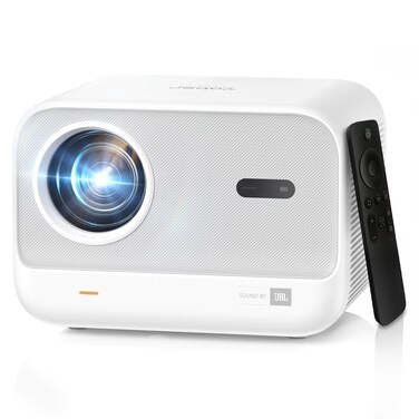 [Sound by JBL &amp; 700ANSI] Yaber 1080P Projector with WiFi 6 and Bluetooth, [Seamless Autofocus] Portable Outdoor Movie Projector, Home Theater Projector for iPhone/TV Stick/HDMI/USB/Laptop/PS5-White