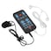 Voice Changer, Handheld Microphone Voice Changer Disguiser, Portable Mini Voice Changer Device Sound Effects Machine with 8 Sound Effects, Mixer Board for Gaming Recording Live Streaming