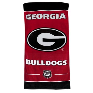 Wincraft NCAA Georgia Bulldogs 30x60 Beach Towel, Team Colors, One Size