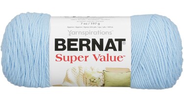 Bernat Super Value Yarn, 7 oz, Gauge 4 Medium Worsted, Sky
