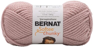 Bernat Gray Rose Yarn Softee Chunky