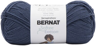 Bernat Softee Cotton Yarn, Seaside Blue