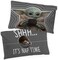 Jay Franco Star Wars The Mandalorian Coffee 2 Pack Pillowcase - Double-Sided Kids Super Soft Bedding Features Baby Yoda