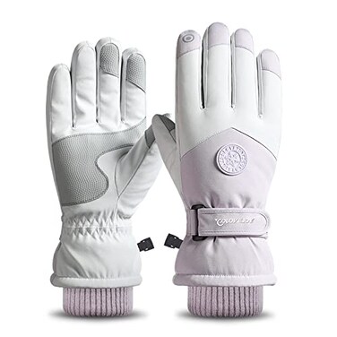 JJZS Winter Ski Snow Gloves for Men, Women, Youth   Touchscreen &amp; Waterproof Cold Weather Hand Warming Gloves Winter Work Gloves