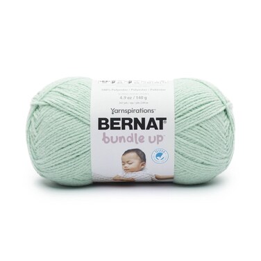 Bernat Bundle UP SB Solids Yarn, 140g, Green Mist