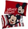 Jay Franco Disney Mickey Mouse Stripe 2 Pack Pillowcase - Double-Sided Kids Super Soft Bedding (Official Disney Product)