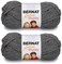 Softee Chunky Yarn-True Grey