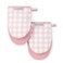 KitchenAid Gingham Mini Oven Mitt 2-Pack Set, Dried Rose, 5.5"x8