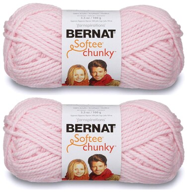 Softee Chunky Yarn-Baby Pink