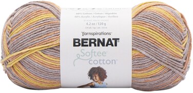 Bernat Softee Cotton Yarn, Golden Haze