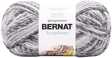 Bernat Symphony Yarn, 225g, Granite