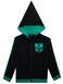Harry Potter Kids Slytherin Hoodie With Pointed Hood Black 8