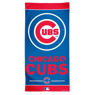 Wincraft MLB Chicago Cubs Fiber Beach Towel, 30 x 60, Multicolor