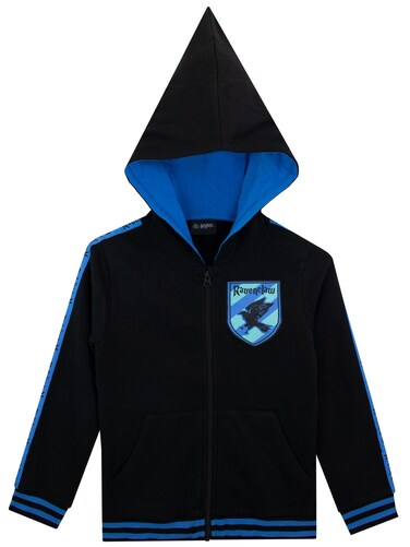 Harry Potter Kids Ravenclaw Hoodie With Pointed Hood Black 7