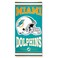 WinCraft NFL Miami Dolphins Fiber Beach Towel, 30 x 60-Inch