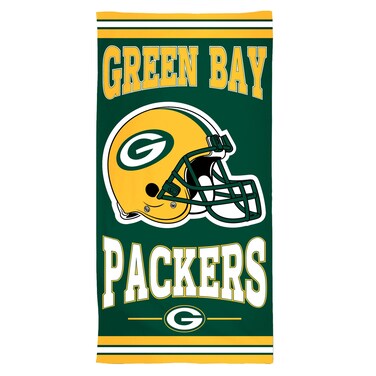 WinCraft NFL Green Bay Packers Fiber Beach Towel, 30" x 60