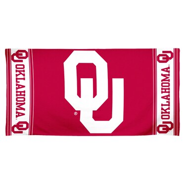 NCAA Oklahoma Sooners 30 by 60 Fiber Reactive Beach Towel