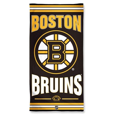 Wincraft NHL Boston Bruins Beach Towel, Black, 30 x 60-inches