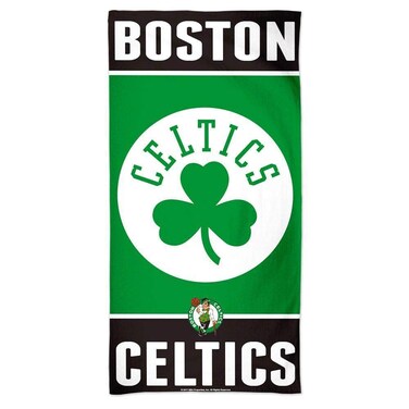 NBA Boston Celtics A1868715 Fiber Beach Towel, 9 lb/30" x 60