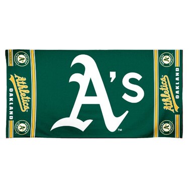 MLB Oakland Athletics 30 by 60 Fiber Reactive Beach Towel