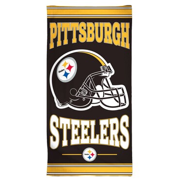 NFL Pittsburgh Steelers Fiber Beach Towel, 30 x 60-Inch