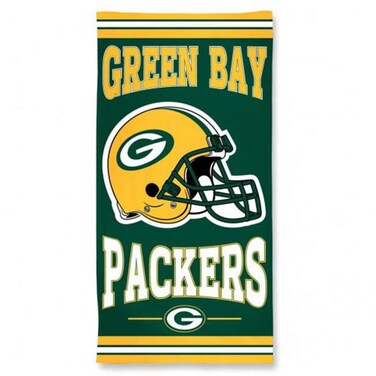 WinCraft NFL Green Bay Packers A1874515 Fiber Beach Towel, 9 lb/30" x 60
