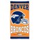 NFL Denver Broncos Fiber Beach Towel, 9 lb/30 x 60