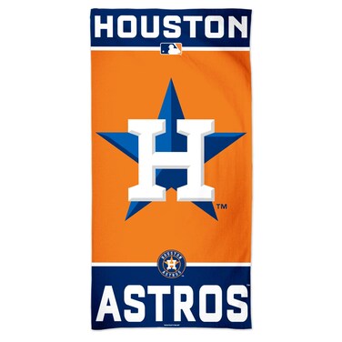 WinCraft MLB Houston Astros MLB Houston Astros Fiber Beach Towel 9lb 30" x 60", Multi Color, na