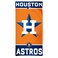 WinCraft MLB Houston Astros MLB Houston Astros Fiber Beach Towel 9lb 30" x 60", Multi Color, na