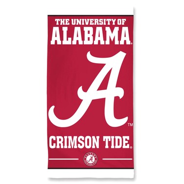 WinCraft NCAA Alabama Crimson Tide NCAA Alabama Crimson Tide Fiber Beach Towel 9lb 30" x 60", Multi Color, na