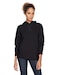 Amazon Essentials Women's Regular-Fit Fleece Pullover Hoodie (Available in Plus Size), Black, Medium