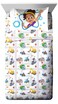Jay Franco Blippi &amp; Meekah Trucks Sheet Set - Toddler Size Sheet Set - Super Soft Kids Cartoon Vehicles 3 Piece Bedding Set - Microfiber Sheets