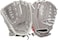 Rawlings   R9 Series Fastpitch Softball Glove   Double-Lace Basket Web   Grey   12.5'   RHT